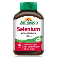 JAMIESON SELENIUM EXTRA STRENGTH 100MCG TABLETS 100`S